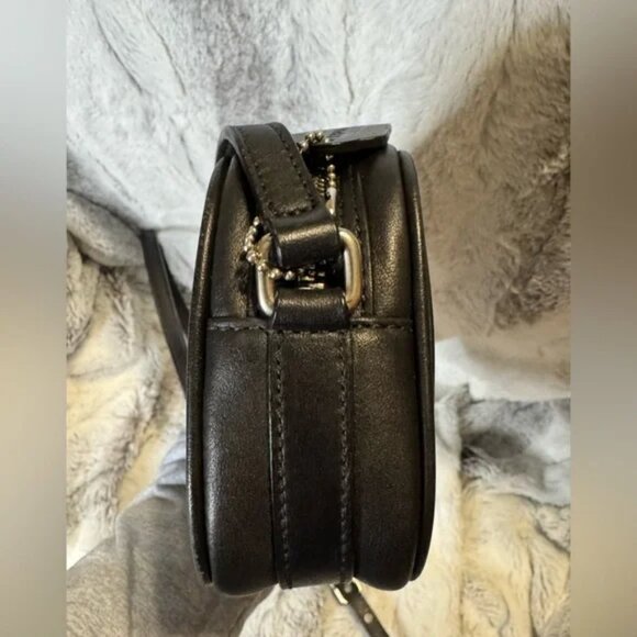 Rare VTG 2002 Coach Black Tanned Glove Leather Legacy West Crossbody - Picture 6 of 7